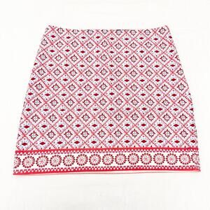 Talbots Petite Patterned Pencil Skirt Side Zipper Patchwork Size 12P NWT $69.50